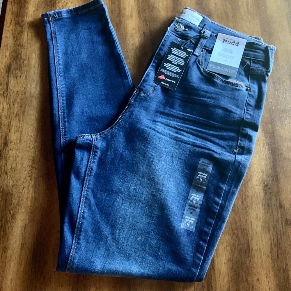 Mudd FLX Stretch High-Rise Jeggings  Size 15 (NWT)